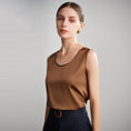 Load image into Gallery viewer, Real Silk Waistcoat Women's Satin Sleeveless Suspenders