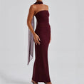 Load image into Gallery viewer, Scarf Bandeau Slim-fit Temperament Sheath Women's Clothing Dress