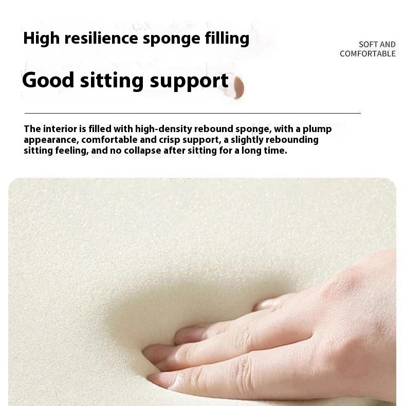 Living Room Single Sofa Fabric Lambswool Leisure Chair