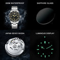 Load image into Gallery viewer, V8 Men's Business stainless steel sapphire glass Mechanical Watch