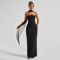 Load image into Gallery viewer, Scarf Bandeau Slim-fit Temperament Sheath Women's Clothing Dress