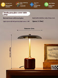 Load image into Gallery viewer, Study Bedroom Bedside Lamp Brass Glass Lamp