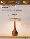 Load image into Gallery viewer, Study Bedroom Bedside Lamp Brass Glass Lamp