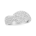 Load image into Gallery viewer, 18K White Gold Cluster 2 1/4 Cttw Diamond Fashion Ring (F-G Color, VS1-VS2 Clarity)