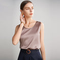 Load image into Gallery viewer, Real Silk Waistcoat Women's Satin Sleeveless Suspenders