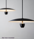 Load image into Gallery viewer, Modern Minimalist Dining Room Chandelier Nordic Minimalist Bedroom Bedside Chandelier Black