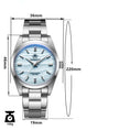 Load image into Gallery viewer, Clear Quartz Stainless Steel Mens Watch