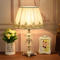 Load image into Gallery viewer, Dimmable Crystal Table Lamp Suitable For Bedroom Bedside