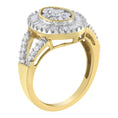 Load image into Gallery viewer, 10k Yellow Gold Diamond Cocktail Ring (1 cttw, H-I Color, SI2-I1 Clarity)