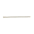 Load image into Gallery viewer, 14K Yellow Gold 4.00 Cttw Diamond Woven Composite Cluster and S-Link Bracelet (I-J Color, I1-I2 Clarity) - 7" Inches