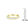 Load image into Gallery viewer, 14KT Yellow Gold Diamond Channel Band Ring (1 cttw, H-I Color, SI2-I1 Clarity)