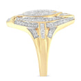 Load image into Gallery viewer, 10K Yellow Gold Diamond Cocktail Ring (1 cttw, I-J Color, I2-I3 Clarity)