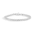 Load image into Gallery viewer, 10K White Gold 3.00 Cttw Miracle Set Diamond Bezel Link Style Tennis Bracelet (H-I Color, I2-I3 Clarity) - 7.5"