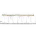 Load image into Gallery viewer, 18K Yellow Gold 4.0 Cttw Round-Cut Diamond S-Link 7" Inch Tennis Bracelet (I-J Color, SI1-SI2 Clarity)