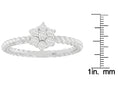 Load image into Gallery viewer, 10K White Gold Diamond Cluster Ring (1/4 Cttw, H-I Color, SI1-SI2 Clarity)