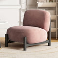 Load image into Gallery viewer, Living Room Single Sofa Fabric Lambswool Leisure Chair