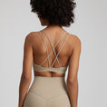 Load image into Gallery viewer, Solid Strap Shockproof Fitness Top