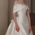 Load image into Gallery viewer, Women's Fashion Satin Fishtail Main Wedding Dress