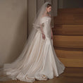 Load image into Gallery viewer, Women's Fashion Satin Fishtail Main Wedding Dress