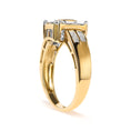 Load image into Gallery viewer, 10K Yellow Gold 1/2 Cttw Diamond Composite and Halo Ring (H-I Color, SI1-SI2 Clarity)