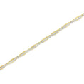 Load image into Gallery viewer, 14K Yellow Gold 1-1/2 Cttw Round Brilliant-Cut & Baguette Cut Diamond Bezel and Tapered Link 7" Tennis Bracelet (H-I Color, I1-I2 Clarity)