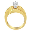 Load image into Gallery viewer, 14KT Two-Toned Diamond Cocktail Ring (1 1/3 cttw, H-I Color, SI1-SI2 Clarity)