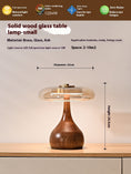 Load image into Gallery viewer, Study Bedroom Bedside Lamp Brass Glass Lamp