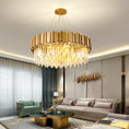 Load image into Gallery viewer, Modern Minimalist Light Luxury Crystal Living Room Glass Round Lamps