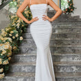 Load image into Gallery viewer, Fishbone Pleated Backless Fishtail Skirt Dress