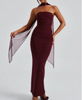 Load image into Gallery viewer, Scarf Bandeau Slim-fit Temperament Sheath Women's Clothing Dress