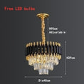 Load image into Gallery viewer, Creative Crystal Living Room Chandelier Nordic Simple Light Luxury American