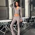 Load image into Gallery viewer, Flared knitted trainer suit