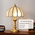 Load image into Gallery viewer, American Designer Retro All Copper Royal Swan Desk Lamps