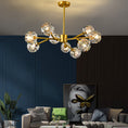 Load image into Gallery viewer, Nordic Chandelier Modern Simple Crystal All Copper Light Luxury Lamps