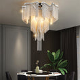 Load image into Gallery viewer, Nordic Light Luxury Tassel Aluminum Chain Living Room Ceiling