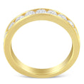 Load image into Gallery viewer, 18K Yellow Gold Round Cut Diamond Band Ring (1 Cttw, H-I Color, SI2-I1 Clarity)
