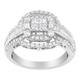 Load image into Gallery viewer, 14KT White Gold Diamond Cocktail Ring (1 1/4 cttw, H-I Color, SI2-I1 Clarity)