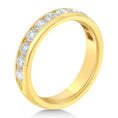 Load image into Gallery viewer, 18K Yellow Gold Diamond Wedding Band Ring (1 Cttw, H-I Color, SI2-I1 Clarity)