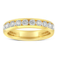 Load image into Gallery viewer, 18K Yellow Gold Diamond Wedding Band Ring (1 Cttw, H-I Color, SI2-I1 Clarity)