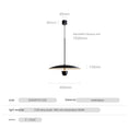 Load image into Gallery viewer, Modern Minimalist Dining Room Chandelier Nordic Minimalist Bedroom Bedside Chandelier Black
