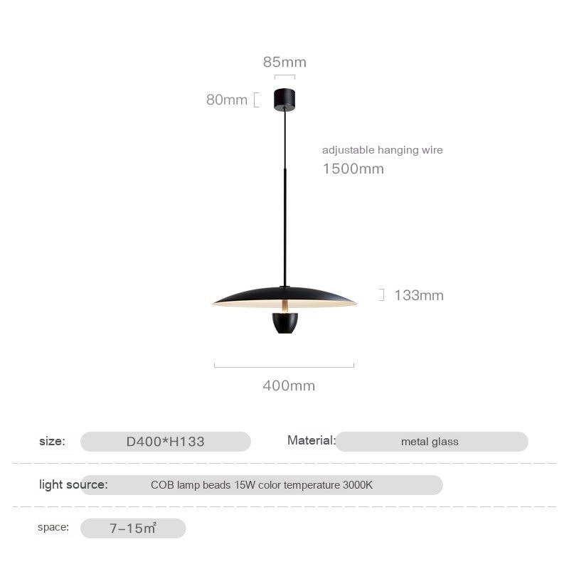 Modern Minimalist Dining Room Chandelier Nordic Minimalist Bedroom Bedside Chandelier Black