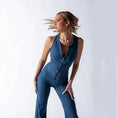 Load image into Gallery viewer, Denim high waist body suit
