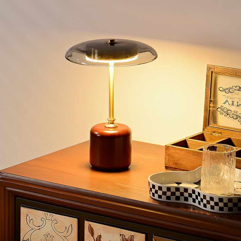 Study Bedroom Bedside Lamp Brass Glass Lamp