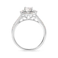 Load image into Gallery viewer, GIA Certified 14k White Gold 4/5 Cttw Diamond Halo Engagement Ring (G-H Color, SI1-SI2 Clarity)
