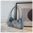 Load image into Gallery viewer, Flower premium painted Women's Handbag Underarm Bag
