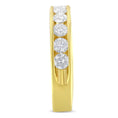 Load image into Gallery viewer, 18K Yellow Gold Round Cut Diamond Band Ring (1 Cttw, H-I Color, SI2-I1 Clarity)
