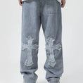 Load image into Gallery viewer, Cross Designer Low Rise Baggy Jeans
