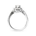 Load image into Gallery viewer, GIA Certified 14K White Gold 1 1/5 Cttw Round Diamond Halo Bridal Engagement Ring (E-F Color, I1-I2 Clarity)
