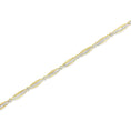 Load image into Gallery viewer, 14K Yellow Gold 1-1/2 Cttw Round Brilliant-Cut & Baguette Cut Diamond Bezel and Tapered Link 7" Tennis Bracelet (H-I Color, I1-I2 Clarity)
