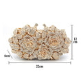 Load image into Gallery viewer, Status Royal Rose Diamond Dinner Bag Metal Hard Box
